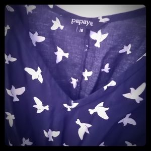 Papaya short summer dress